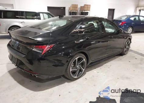 2022 Hyundai Elantra N Line from USA, damaged, VIN KMHLR4AF7NU303799